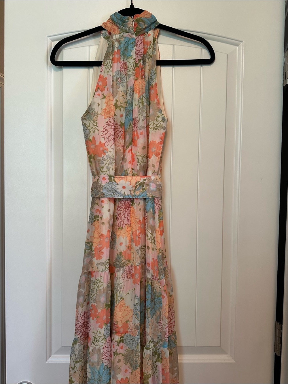 Long floral dress by Taylor - Picture 3 of 6